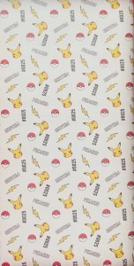 PRZEŚCIERADŁO z gumką POKEMON 90x200 cm Pikachu