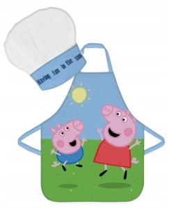 FARTUSZEK ochronny ŚWINKA PEPPA kucharski fartuch