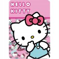 KOC POLAROWY HELLO KITTY 140X100 KOCYK DZIECIĘCY PLED POLAR