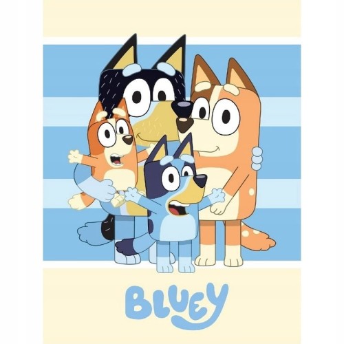 KOC BLUEY Blue i Bingo 100x140 cm