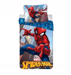 POŚCIEL bawełniana dziecięca SPIDERMAN 140x200 cm SPIDER-MAN MARVEL