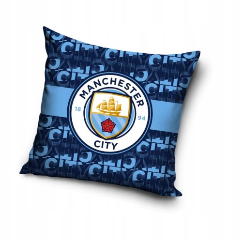 POSZEWKA dekoracyjna MANCHESTER CITY 40x40 cm