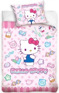 POŚCIEL dziecięca HELLO KITTY 100x135 niemowlęca bawełniana