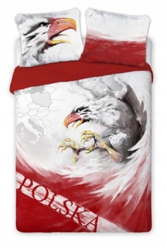 POŚCIEL bawełniana ORZEŁ 160x200 POLSKA 3-część