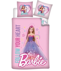 POŚCIEL dziecięca BARBIE 100x135 cm niemowlęca
