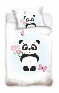 POŚCIEL dziecięca PANDA 100x135 niemowlęca