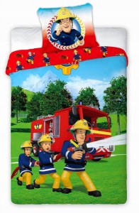 POŚCIEL dziecięca STRAŻAK SAM 160x200 FIREMAN new