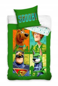 POŚCIEL bawełniana dziecięca SCOOBY DOO 140x200 cm