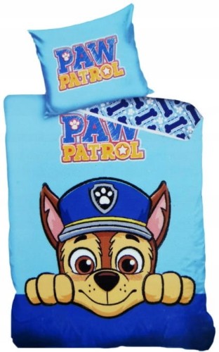 POŚCIEL bawełniana dziecięca PSI PATROL 160x200