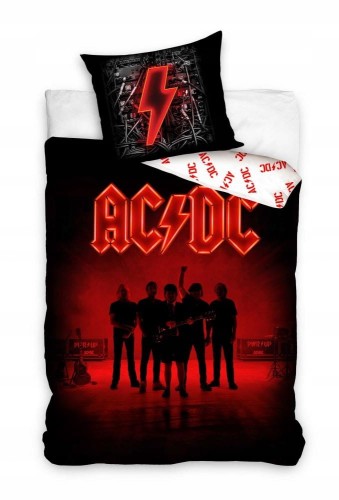 POŚCIEL bawełniana AC/DC 160x200 ROCK