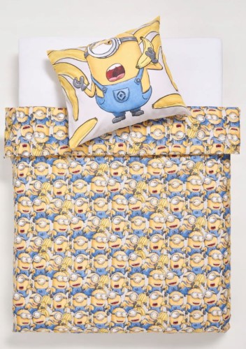 POŚCIEL bawełniana MINIONKI 160x200 cm